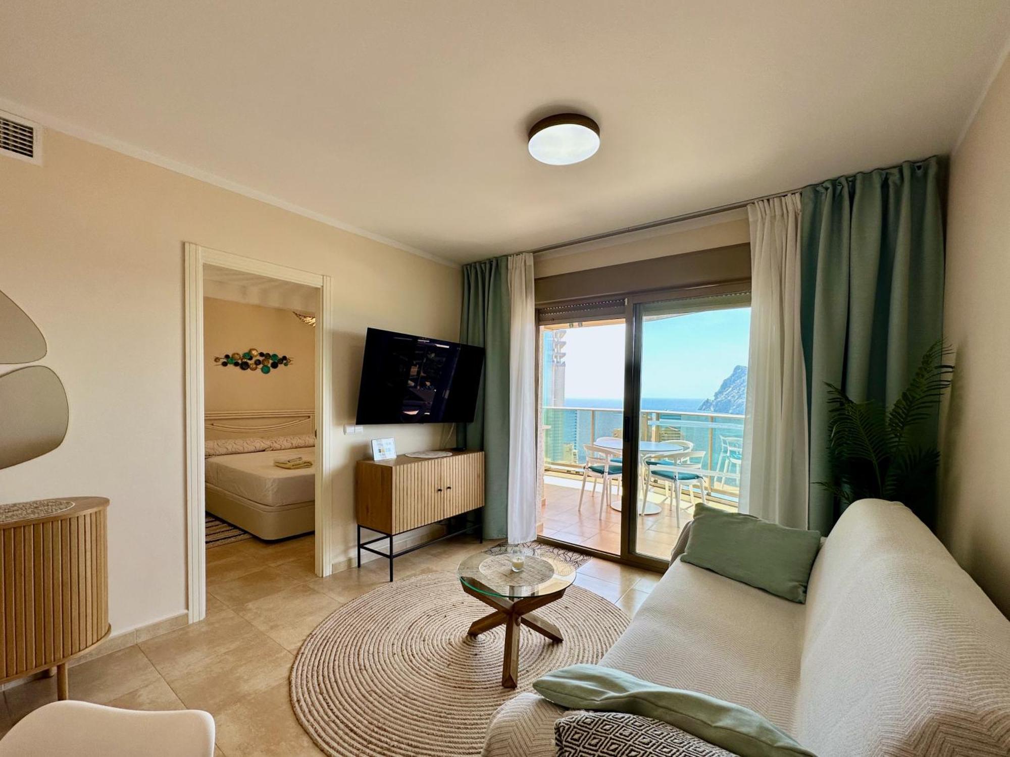 Clubrent - Esmeralda Suites 21º Piso Calp Dış mekan fotoğraf